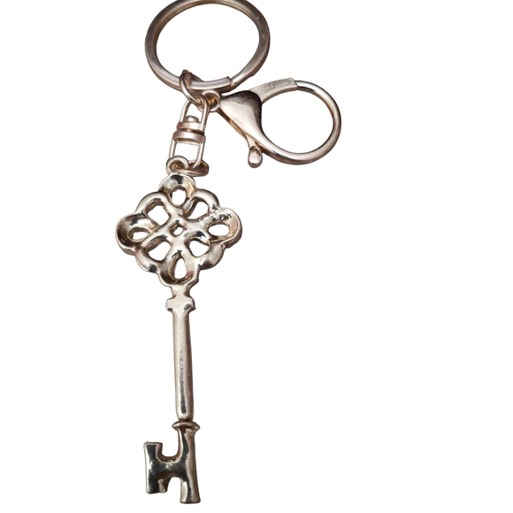 Gold and Silver Crystal Keychain Bagcharm - Picture 3 of 4
